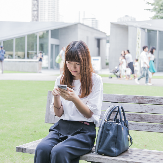 観光用アプリを使って六本木の町をお散歩！